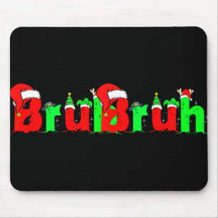 Bruh Funny Sprichwort Bro Teens Boys Kinder Weihna Mousepad