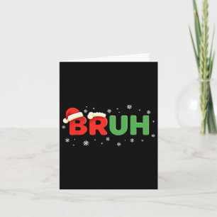 Bruh Funny Sprichwort Meme Bro Boy Kids Youth Tee Karte