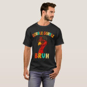 Bruh Funny Thanksgiving Turkey Gobble Shirt Boys G (Vorne ganz)