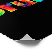 Bruh Gefärbte Krawatte Brah Bro Typ Gruß Slang Fun Poster (Ecke)