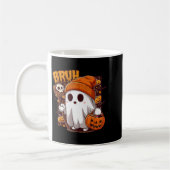 Bruh Geist Frohes Halloween Süßes oder Saures Kürb Kaffeetasse (Links)