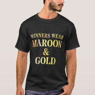Bruh Gewinner tragen marinegoldenes Team Sommercam T-Shirt
