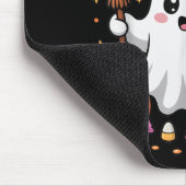 Bruh Ghost Halloween Niedlich Ghost Trick oder Tre Mousepad (Ecke)