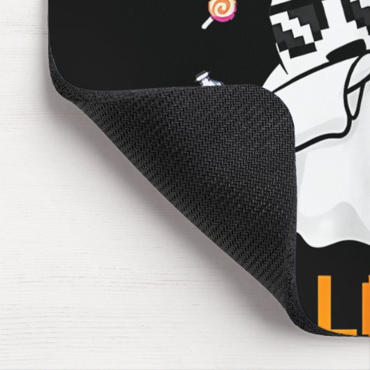 Bruh Ghost Halloween Niedlich Ghost Trick oder Tre Mousepad (Ecke)