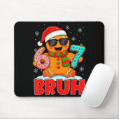 Bruh Gingerbread Six Seven 67 Ice Cream Drip Chris Mousepad (Mit Mouse)