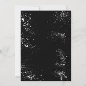 BRUH Grunge Paint Splatter Boy Birthday Invitation Einladung (Rückseite)