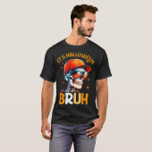 Bruh Halloween Boys Kids Halloween Skeleton T-Shirt (Vorne ganz)