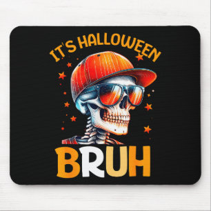 Bruh Halloween Jungen Kinder Halloween Skelett  Mousepad