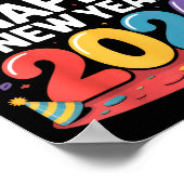 Bruh Happy New Year 2026 Fun Party Vibes Celebrati Poster (Ecke)