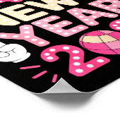 Bruh Happy New Year 2026 Party Vibes For Fun-lovin Poster (Ecke)