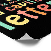 Bruh hat sogar einen Hauptstadt Letter ELA auf Eng Poster (Ecke)