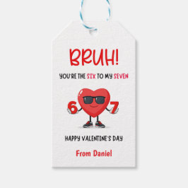 Bruh Heart Sonnenbrille 67 Valentinstag Geschenkanhänger