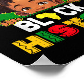 Bruh I Bin Black History Montag Afroamerikaner Poster (Ecke)