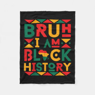 Bruh I bin Black History Prix Africa Boys Fleecedecke