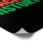 Bruh I bin Black Hstory Sticker Poster (Ecke)