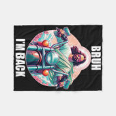 Bruh I bin Byck Jesus Funny Oaster Ressurection Ch Fleecedecke (Vorderseite (Horizontal))