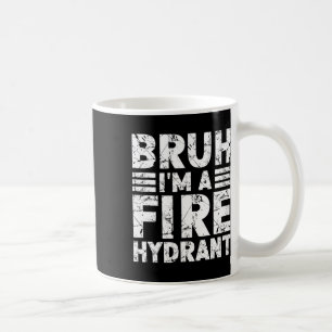 Bruh I bin ein Feuerwehrhipper-Kostüm Halloween-Fe Kaffeetasse