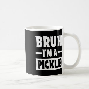 Bruh I bin ein Pickle Funny Lazy Halloween Kostüm Kaffeetasse