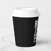 Bruh I bin Senior Class of 2025 Abschluss Pappbecher (Rechts)