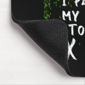 Bruh I Paused My Game To Say Six Seven Funny 67 Ga Mousepad (Ecke)