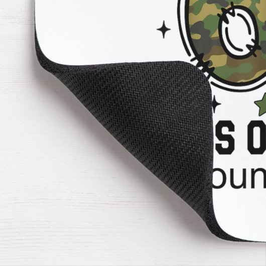 Bruh I Survived 67 Days Camo Checkered Counselor L Mousepad (Ecke)