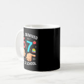 Bruh I Survived 67 Days Of School Funny Six Seven Kaffeetasse (Vorderseite Links)