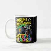 Bruh I Survived 67 Days Of School Six Seven Meme T Kaffeetasse (Links)
