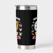 Bruh I survived 67 days of school Thermobecher (Rechts)