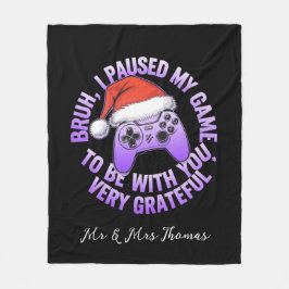 Bruh, ich habe mein Spiel bei dir gehalten Fleecedecke