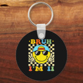 Bruh I'm 11 Years Old Blue Birthday Boys 11th Birt Schlüsselanhänger (Vorderseite)