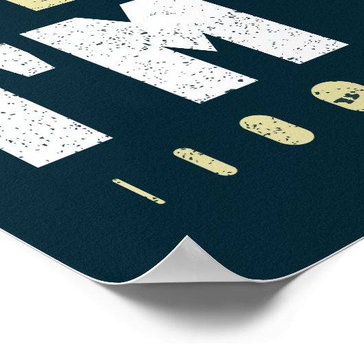 Bruh I'm 13 Funny 13 th Birthday Party Girl Boy Poster (Ecke)