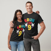 Bruh I'm 9 Year Old Boys Girls It's My 9th Birthda T-Shirt (Unisex)