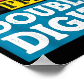 Bruh I'm Double Digits 10th Birthday 10 Year Old B Poster (Ecke)