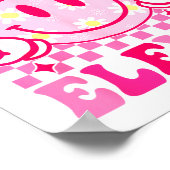 Bruh I'm Eleven 11 11th Birthday Girls Groovy 11 Y Poster (Ecke)