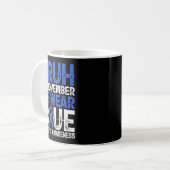 Bruh im November tragen wir das Bewusstsein für Bl Kaffeetasse (Vorderseite Links)