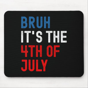 Bruh ist das Patriotische der amerikanischen Flagg Mousepad