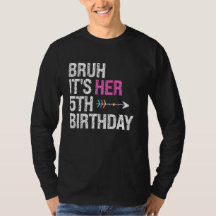 Bruh ist ihre 5. Geburtstagskronenkronen OMG Prinz T-Shirt