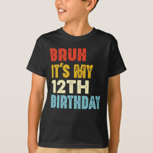 Bruh ist mein 12. Geburtstag 12 Jahre alter Hase T-Shirt