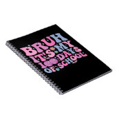 Bruh ist meine 100 Tage Schmetterlingsdisco Notizblock (Rechte Seite)