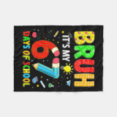 Bruh It's My 67 Days Of School Funny Meme Boy Girl Fleecedecke (Vorderseite (Horizontal))
