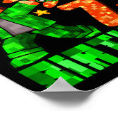 Bruh It's My 7th Birthday Boy Game Xel 7 Years Old Poster (Ecke)