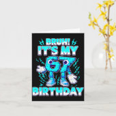 Bruh It's My Birthday 6 7 Six Seven Italian Brainr Karte (Gelbe Blume)