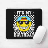 Bruh It's My Birthday Peace Sign Smile Birthday Fo Mousepad (Mit Mouse)