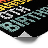 Bruh It's My Grandma's 70th Birthday Queen 70 Year Poster (Ecke)