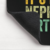 Bruh It's My Nephew's Birthday Funny Birthday Uncl Mousepad (Ecke)