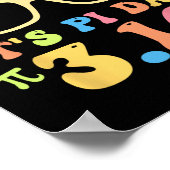 Bruh It's Pi Day 3.14 Funny Pi Day Teachers Math L Poster (Ecke)