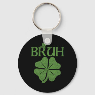 Bruh Kleeblatt Clover St. Patrick's Day Men Boy Ki Schlüsselanhänger