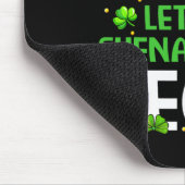 Bruh Lass Die Mätzchen Beginnen Lustiger St. Patri Mousepad (Ecke)