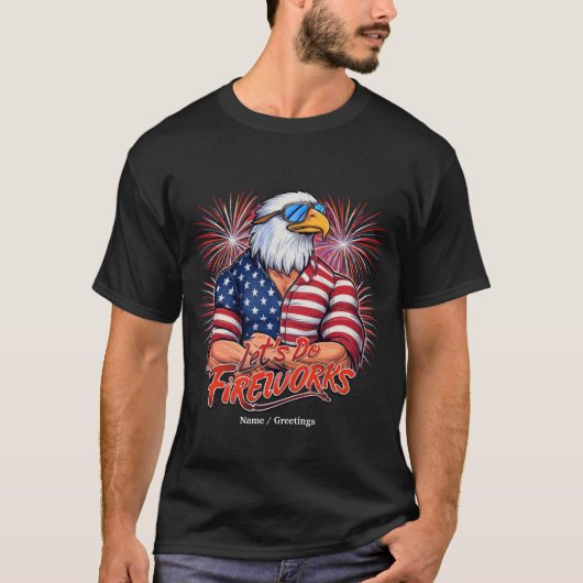Bruh Lasse Do Fireworks Juli Vierte Funny Patrioti T-Shirt (Vorderseite)