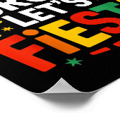 Bruh Lasse Fiesta Cinco De Mayo Mexican Party Poster (Ecke)